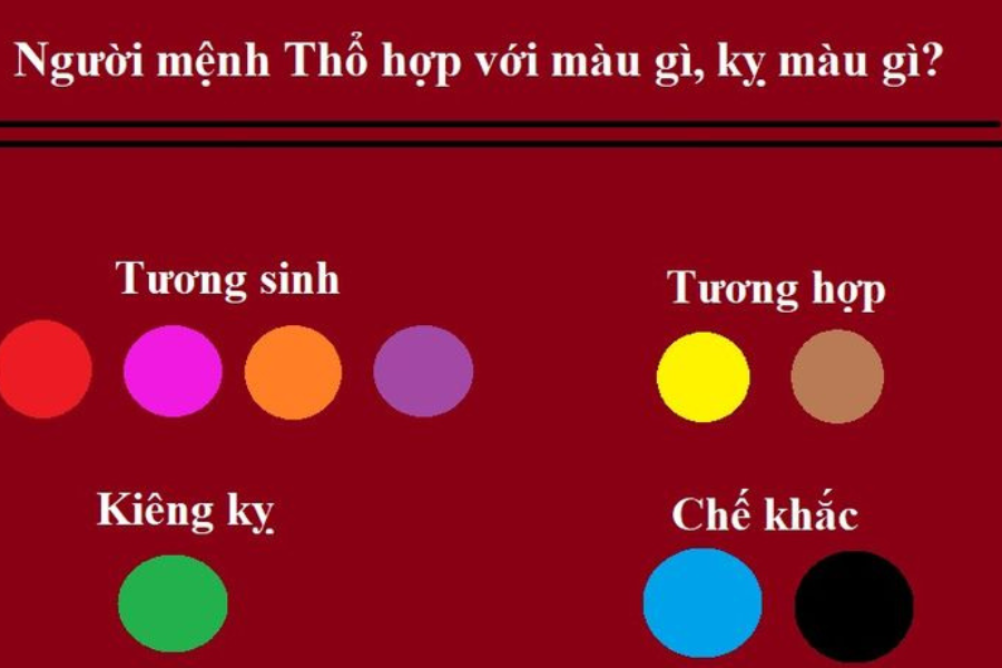 Lựa chọn màu sắc phù hợp giúp gia tăng may mắn